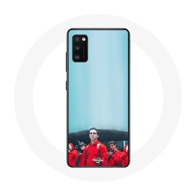 Case voor Samsung Galaxy S20 plus La casa de papel Berlin Rio en Tokyo Blue Background