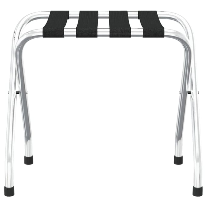 vidaXL - Bagagerek - 56x40x49 - cm - zwart - en - zilver