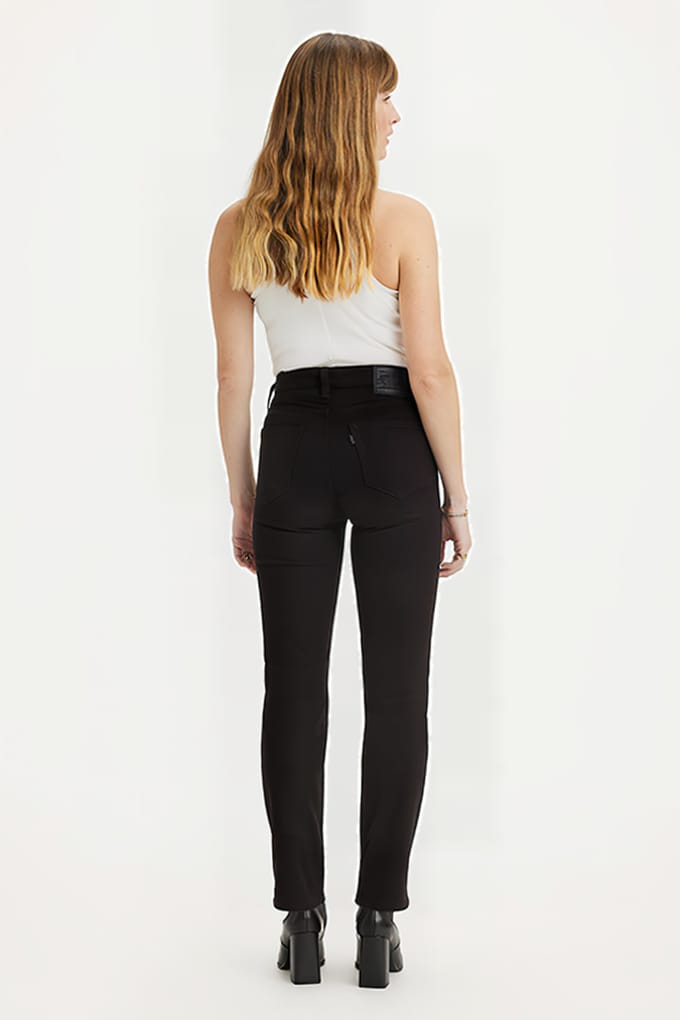 Levi's 724 Jeans In Black Taglia: W24L28 | Jeans Slim Fit Outlet | Donna | Nero
