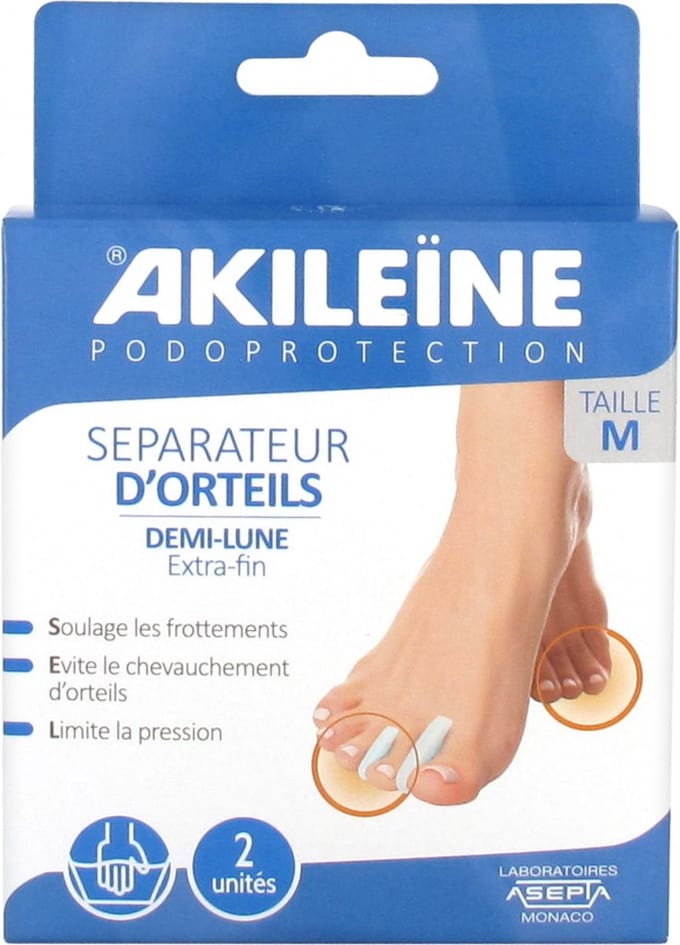 Akileine  Voetbeschermer Toe Separator 2 Separators - Maat : M