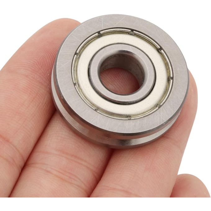 V6000ZZ Stalen V Groef Enkele Roller Geleidelager?10mm Boring 30mm OD 8mm Dikte