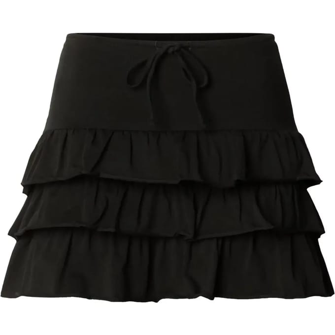 Urban Classics - Volants Jersey Korte rok - XL - Zwart
