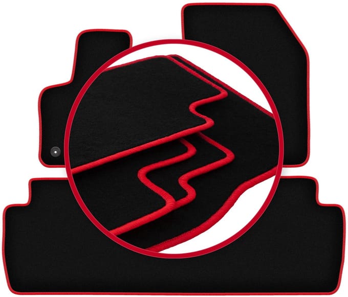 CARLUX-RED automatten voor: Citroen C5 Aircross crossover (2019-)
