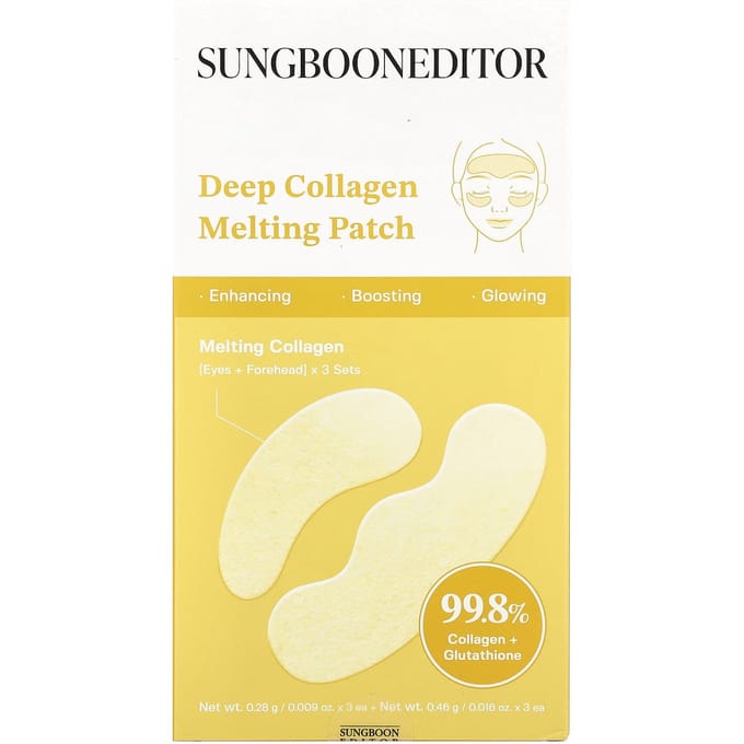 SUNGBOON EDITOR - Deep Collagen Melting Patch Set 2025 Version - 3 patches + 3 patches