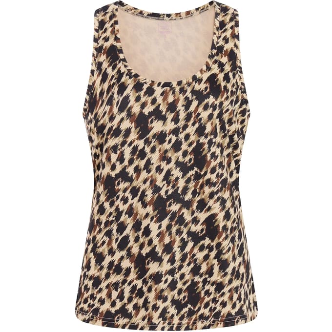 Protest PRTKaiten - Singlet Dames - Mouwloos - Ronde hals - Bruin