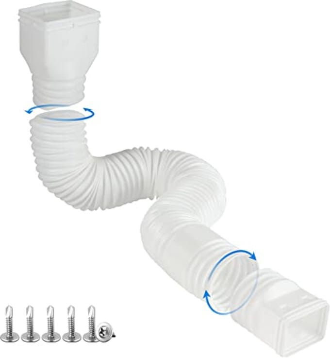 Regengoot Verlengingen - Flexibele Afvoerextender van 21 tot 60 Inch