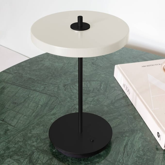 UMAGE LED tafellamp Asteria Move pearl wit/zwart 31cm