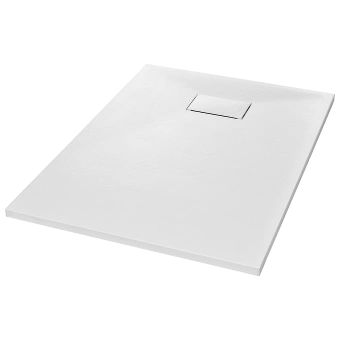 vidaXL - Douchebak - 100x70 - cm - SMC - wit
