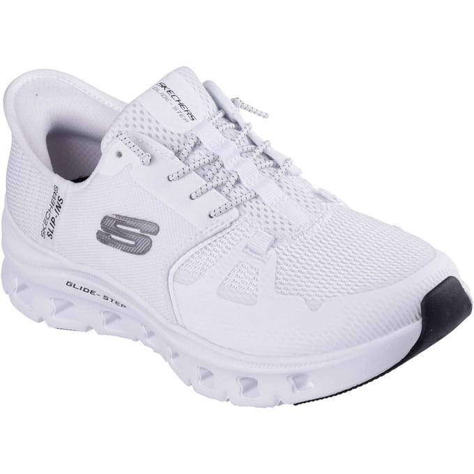 Skechers Glide-Step Pro Polyester Heren Witte Sneakers