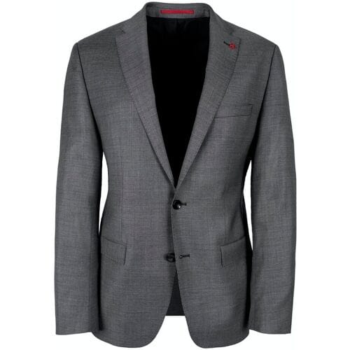 Roy Robson Colbert Slim Fit Fine Structure Uni Grijs / male