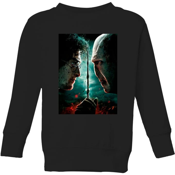 Harry Potter Deathly Hallows - Part 2 Kids' Sweatshirt - Black - 122/128 (7-8 jaar)