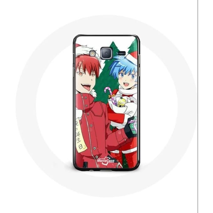 Coque pour Samsung Galaxy J3 2016 Karma et Nagisa Assassination Classroom Anime Christmas day