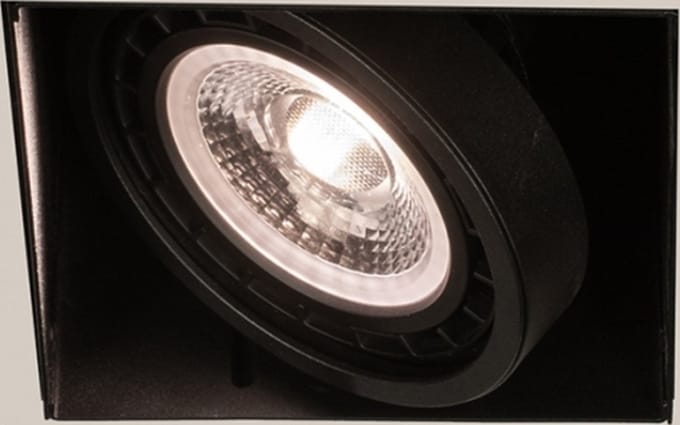 Lumidora Inbouwspot 74580 - TRIMLESS - GU10 - Zwart - Metaal