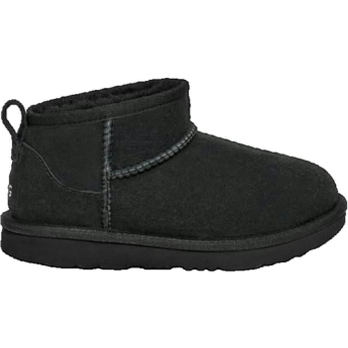 UGG Kids' Classic Ultra Mini Kinder Laarzen - Zwart - Maat 36
