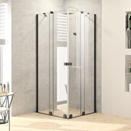 HÜPPE Xtensa pure 4-corner sliding door entry 2-piece 110 cm, left XT1305123321