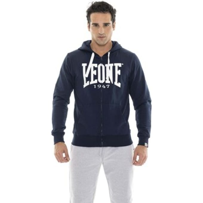 Capuchon sweaters Leone 1947 Man Hoody Full Zip Big Logo
