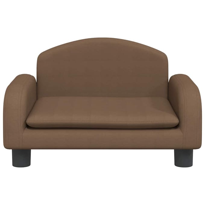 Vidaxl Kinderbank, Bruin, 50X40X30 Cm, Bekleed met Stof