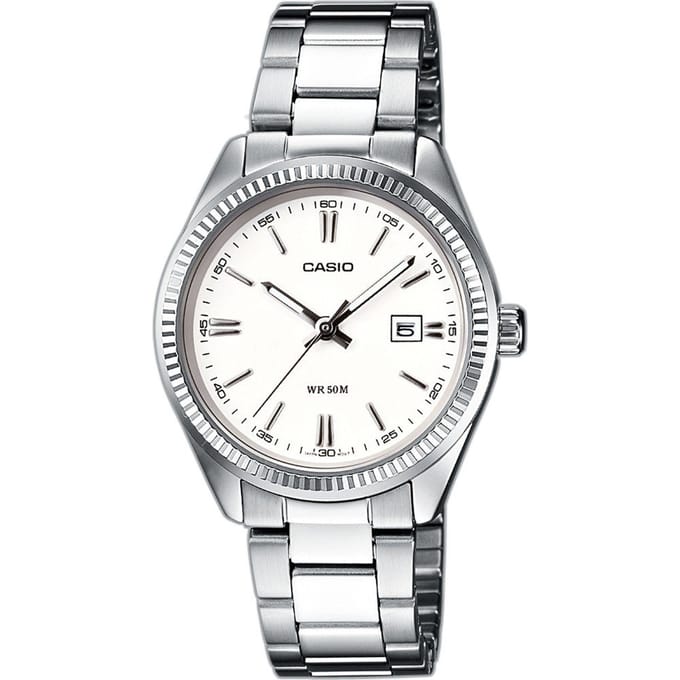 Casio Casio Collection Dames Horloge Zilverkleurig LTP-1302PD-7A1VEG