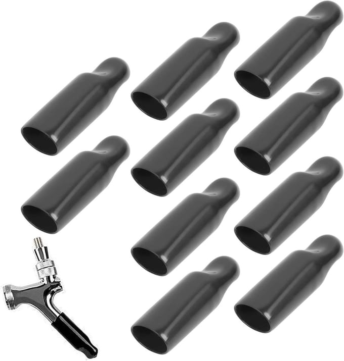 10 stuks Kegerator Tapdeksel en Nippelplug voor Thuisbrouwerij - PVC Accessoire voor Bierliefhebbers