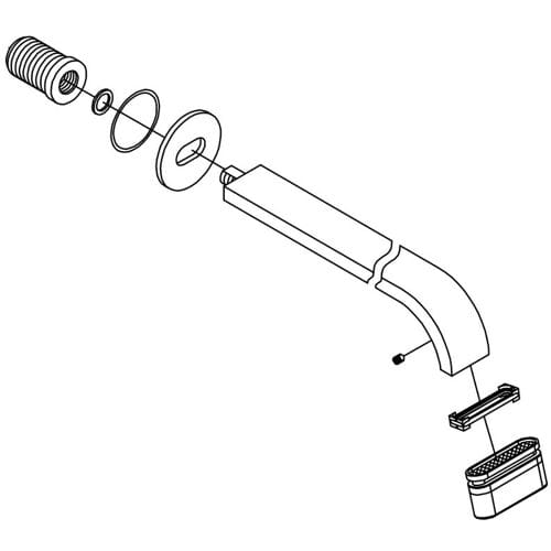 Steinberg series 135 wall spout art. 135.9718 bei MEGABAD