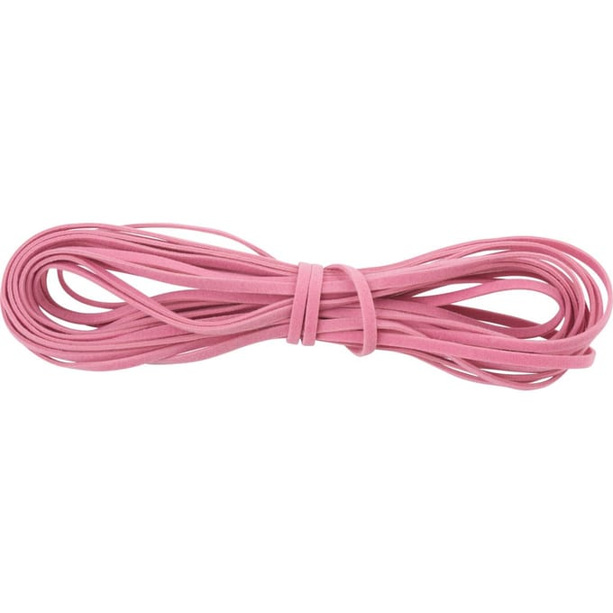 Veter imitatieleer Roze 3 Millimeter 5 Meter