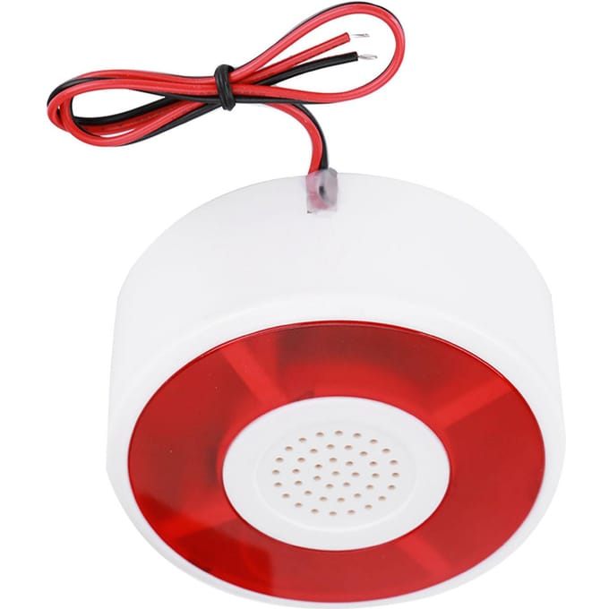 Lampe clignotante à LED DC 12 V, alarme de sécurité, stroboscope, voyant d'avertissement, sirène red
