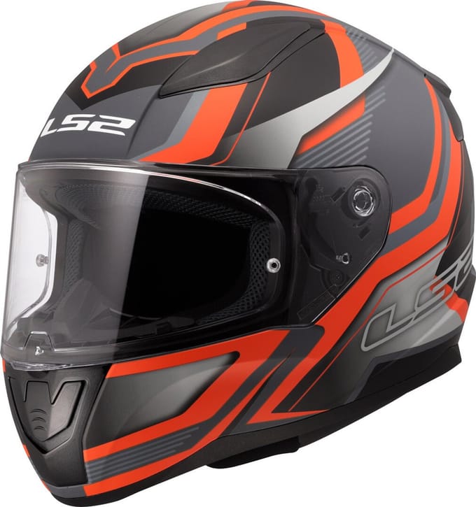 LS2 FF353 Rapid II Flitz Wit Blauw Rood 06 Integraalhelm - Maat XL - Helm