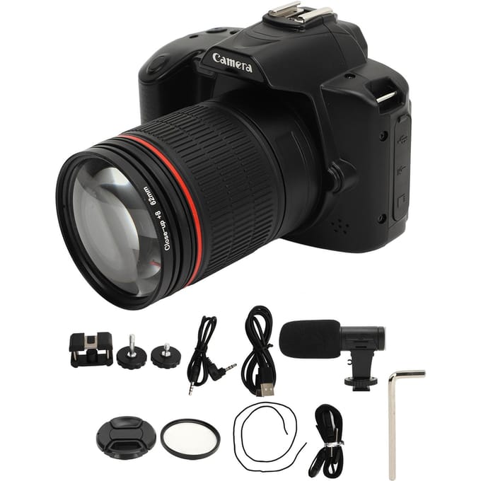 4K 64MP HD nachtzicht digitale camera 3-inch IPS-kleurendisplay WIFI digitale camera 16x digitale zoom