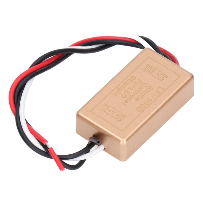 LED Knipperrelais Knipper Stroboscoop Controller Regelmodule voor Auto Motorfiets Jacht beige