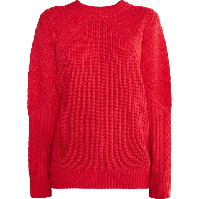 Mymo Gebreide trui Dames rood