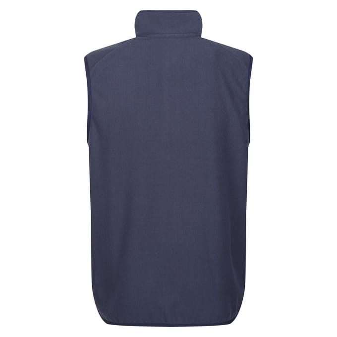 Regatta Heren Navigate Fleece Gilet (Marine/Seal Grijs)
