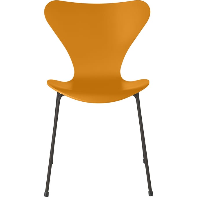 Fritz Hansen Serie 7 3107 Stoel - lak - burnt yellow - grafiet