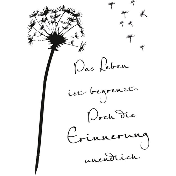 Clear Stamps "Erinnerung"