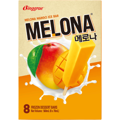 Binggrae Melona mango-ijsrepen 8 x 70 ml