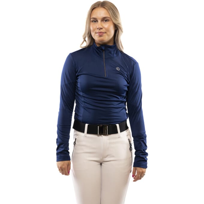 LUHTA HAILUOTO Dames Wintersportpully - BLAUW - Maat L