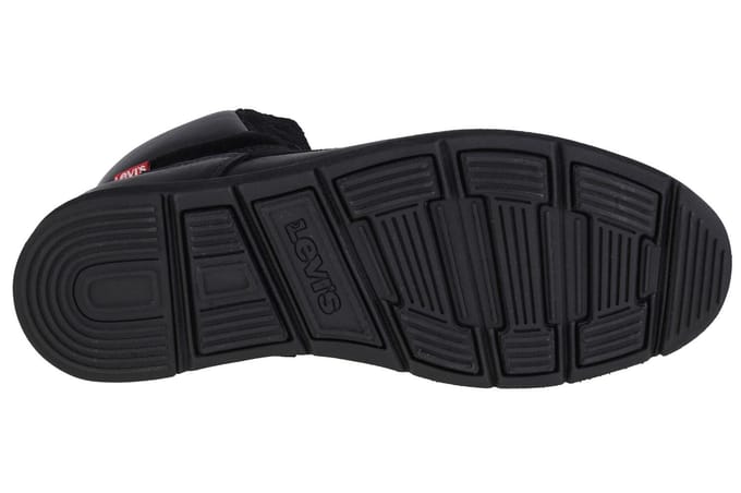 Levi's Jax Plus, heren zwarte veterschoenen 45 zwart