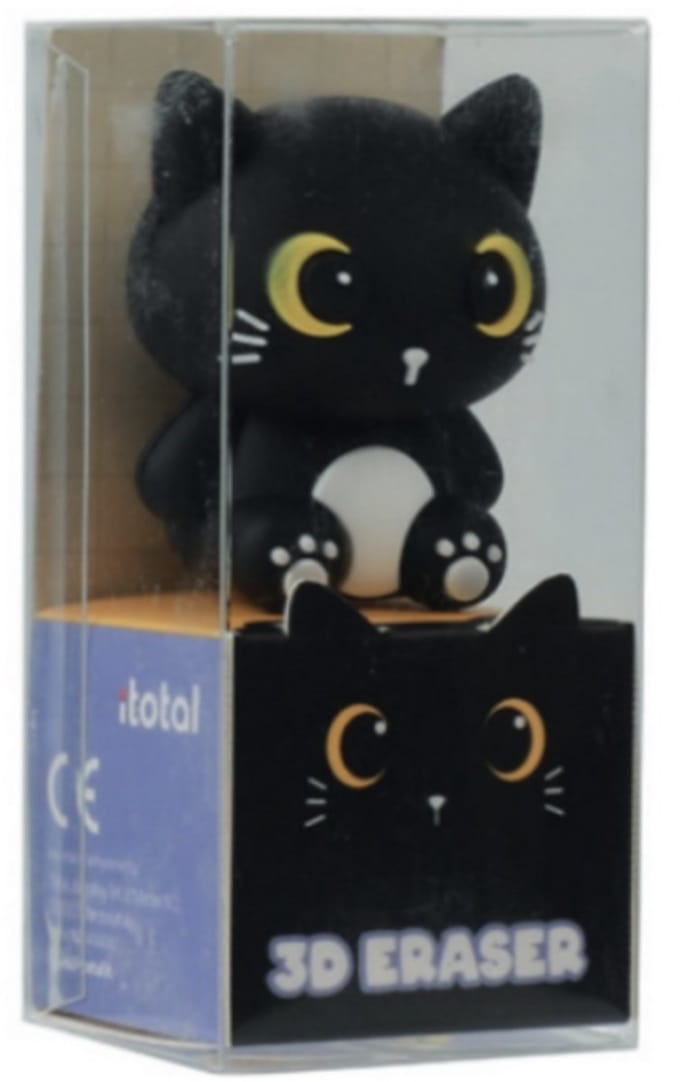 iTotal 3D Eraser My Little Bestie ”BLACK CAT” Gum 31gr