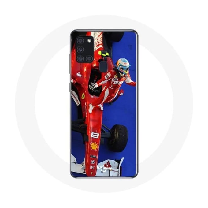 Hoesje - Formule 1 - Samsung Galaxy A21S - Rood - Flexibel - Sportief rood
