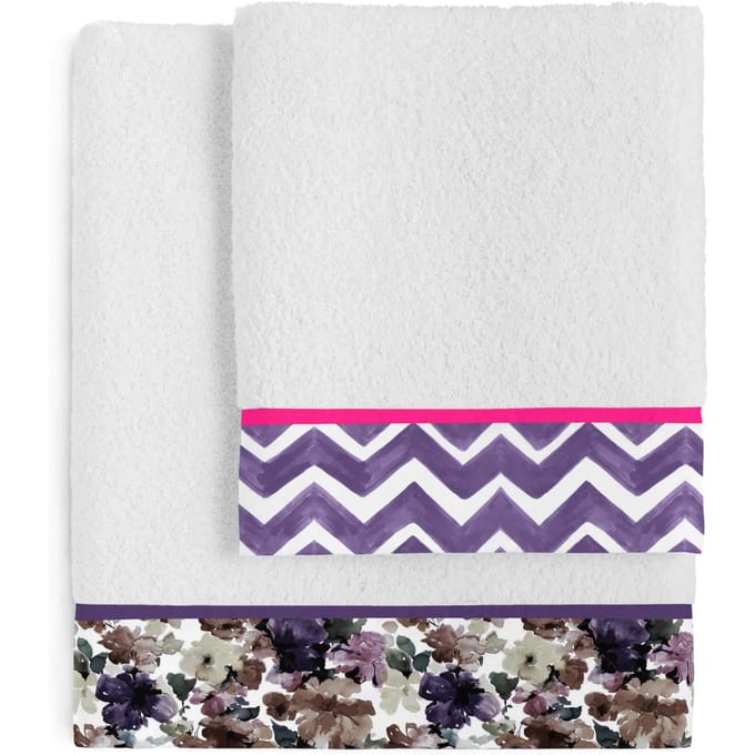 Set van 2 handdoeken Sunset Garden | Happy Friday