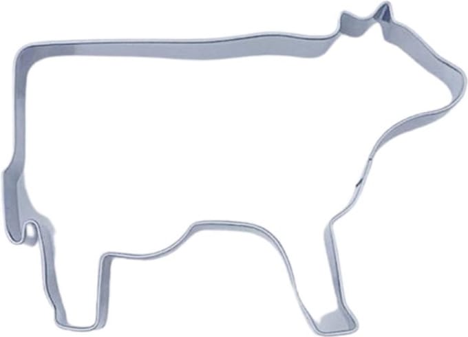 Uitsteekvorm van een Koe - Dieren Keuken Koekjes