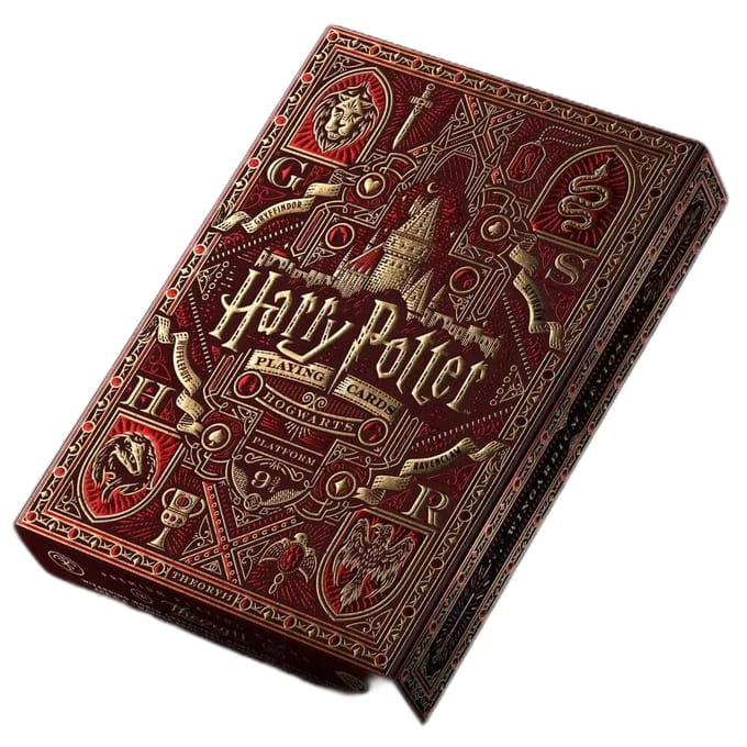Harry Potter Gryffindor - Speelkaarten kaartspel - Rood