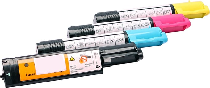 Set 4x ABC huismerk toner geschikt voor Dell 3010cn 3010 cn
