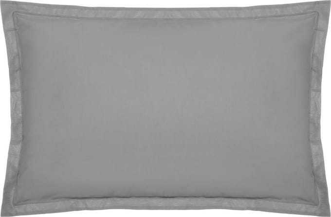 Atmosphera Katoen kussensloop - Set van 2 stuks - 50x70cm - Grijs