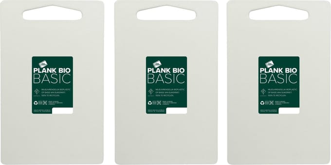 Inno Cuisinno BIO Snijplankenset 25x15cm, naturel, 3-delig