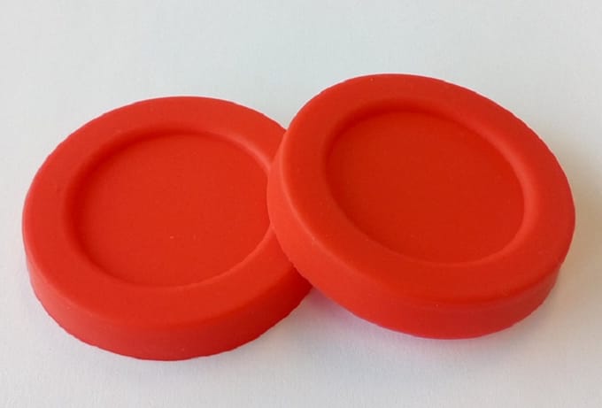 Eizook 2 st. Silicone afsluit deksels voor blikjes - Rood - bier fris blik afsluiter