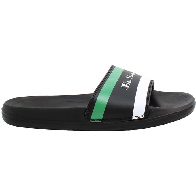 Ben Sherman Sidney Heren Zwarte Slippers