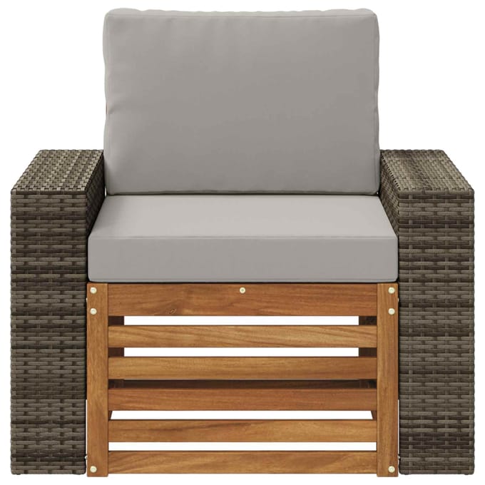 vidaXL - Buiten - Midden - Sofa - Naturel