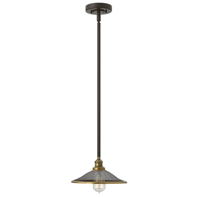 Hinkley LED Hanglamp Rigby | 1X E27 Max 60W | Dimbaar | Buckeye Bronze and Brass