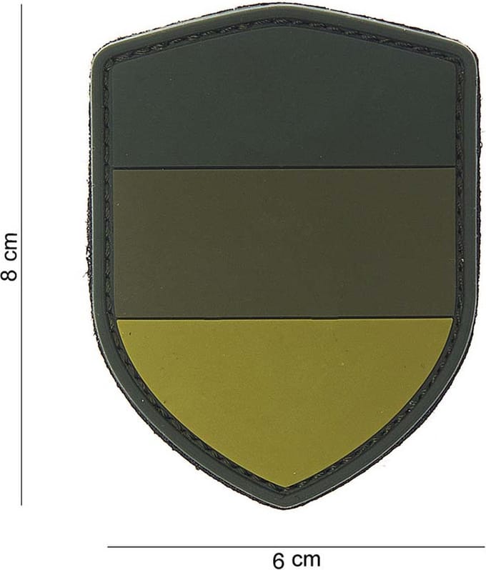 101 Inc Embleem 3D Pvc Schild Duitsland Groen  10010
