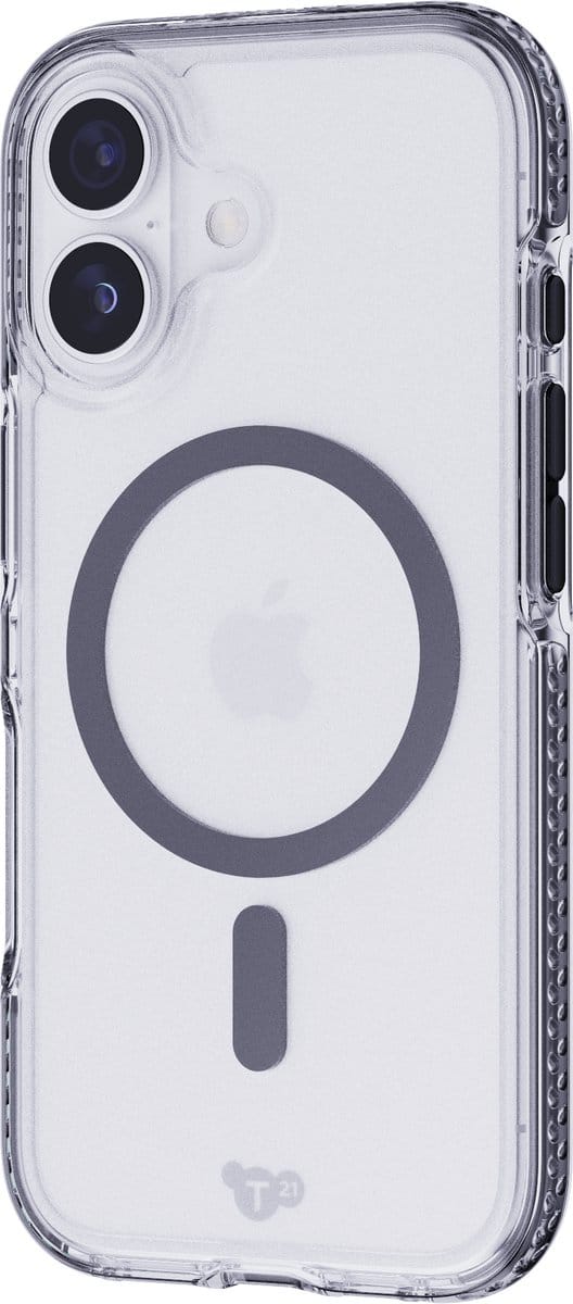 Tech21 Evo Crystal - Telefoonhoesje iPhone 17 - Schokbestendig - MagSafe - 4,9 meter valbestendig